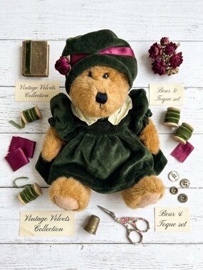 Boyds Bears Green and Brown Stuffed Animal